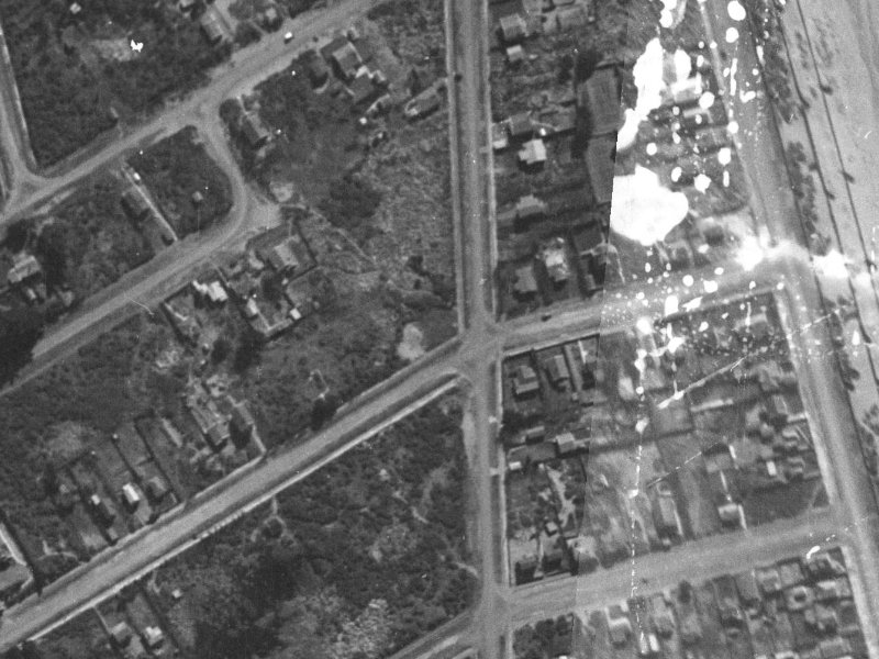 22 Jutland Street from the air, 1940-1944