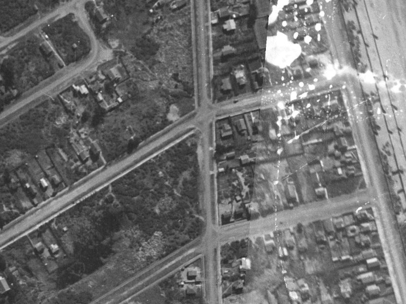 41-45 Jutland Street from the air, 1940-1944