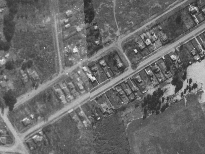 136 Tedder Avenue from the air, 1940-1944