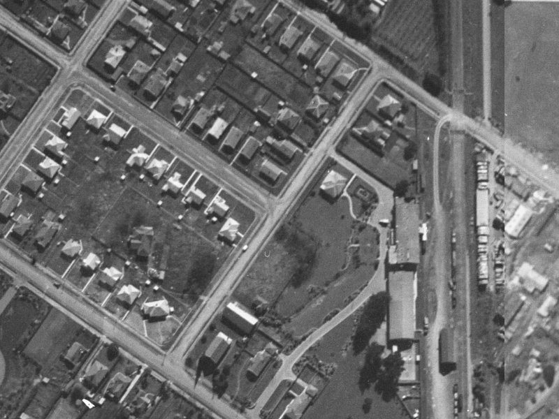 Chapel Street from the air, 1940-1944