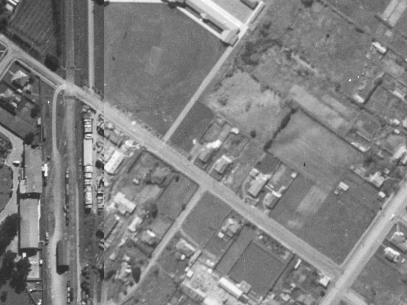 35 Langdons Road from the air, 1940-1944