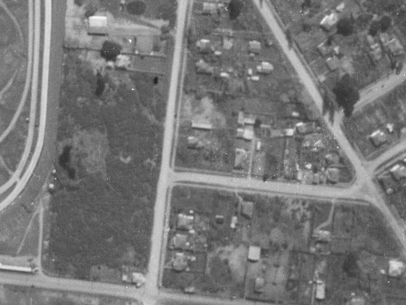225 Bower Avenue from the air, 1940-1944