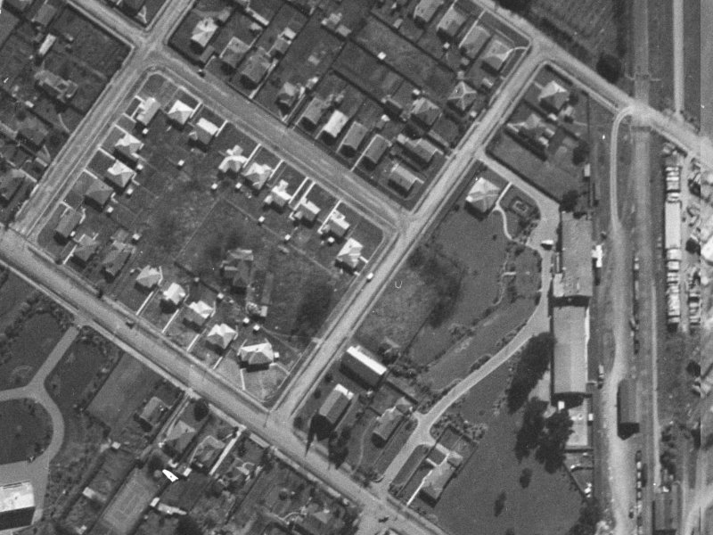 15 Chapel Street from the air, 1940-1944