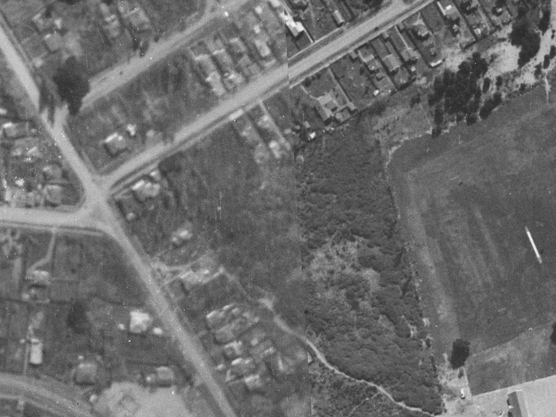 39 Leverett Place from the air, 1940-1944