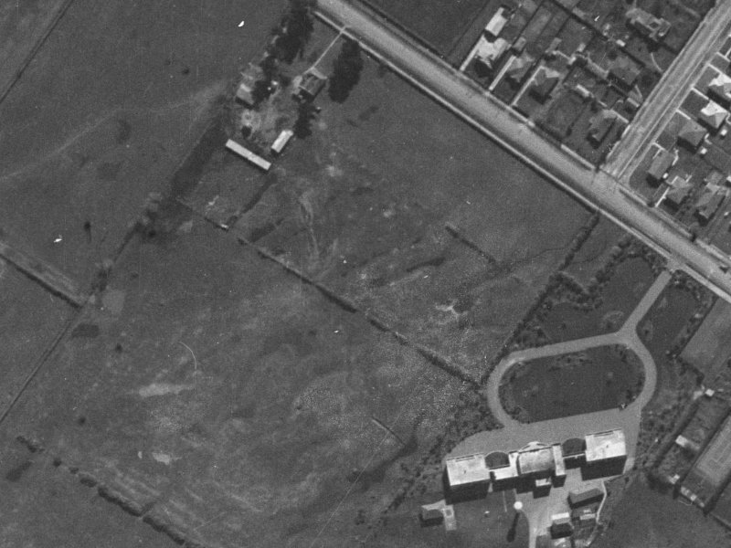 12 Harris Crescent from the air, 1940-1944