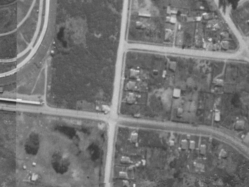 206 Bower Avenue from the air, 1940-1944