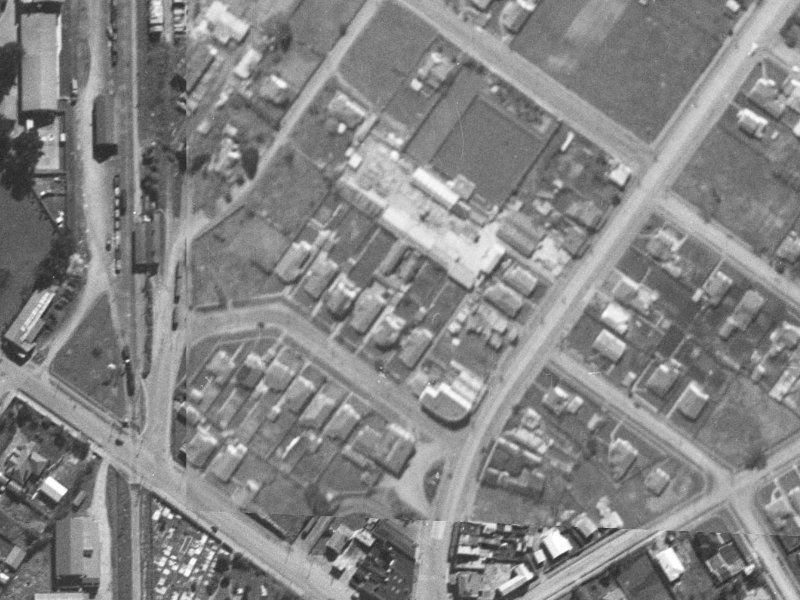 12 Winston Avenue from the air, 1940-1944