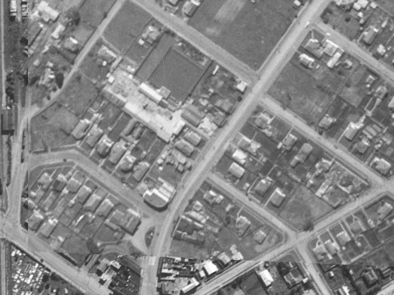 29B Main North Road from the air, 1940-1944