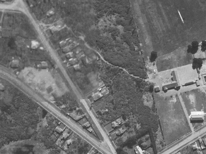 6 Leverett Place from the air, 1940-1944
