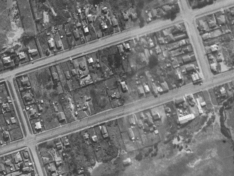 68A Bowhill Road from the air, 1940-1944