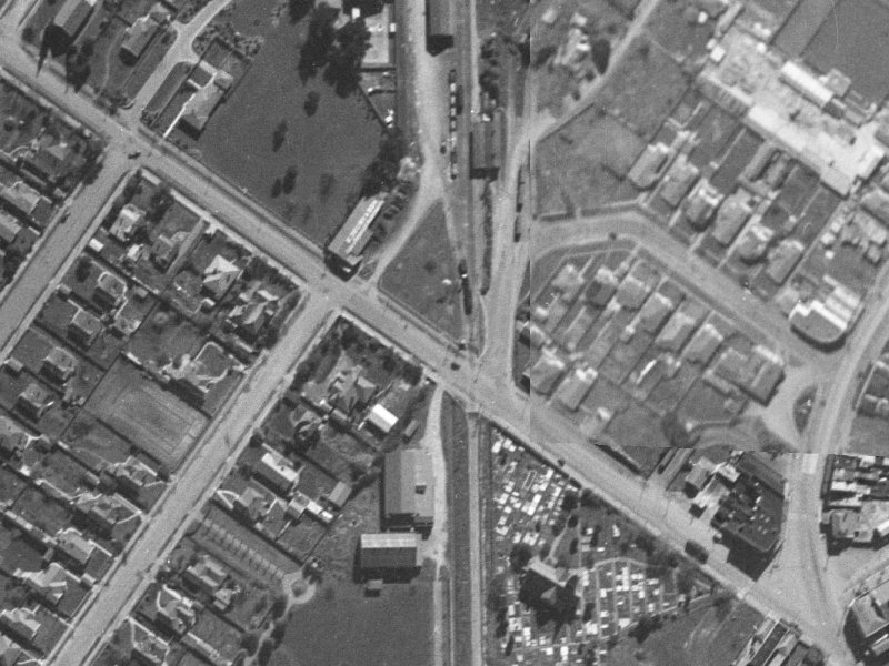 31 Harewood Road from the air, 1940-1944