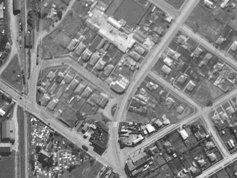 6 Winston Avenue from the air, 1940-1944