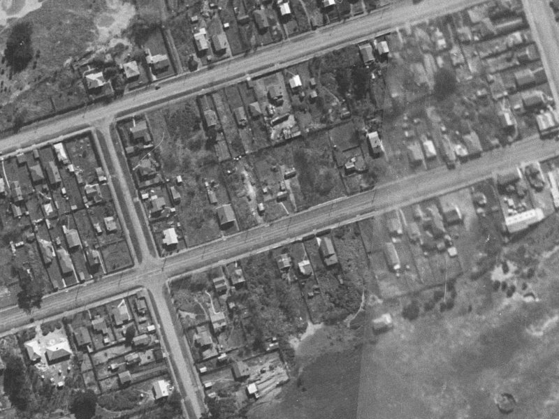 80 Bowhill Road from the air, 1940-1944