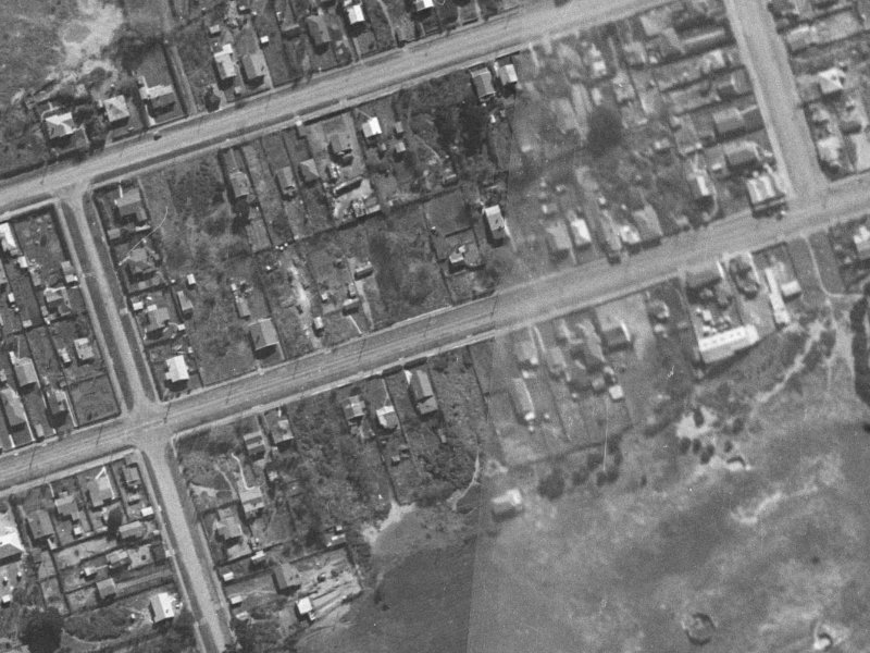 67A Bowhill Road from the air, 1940-1944