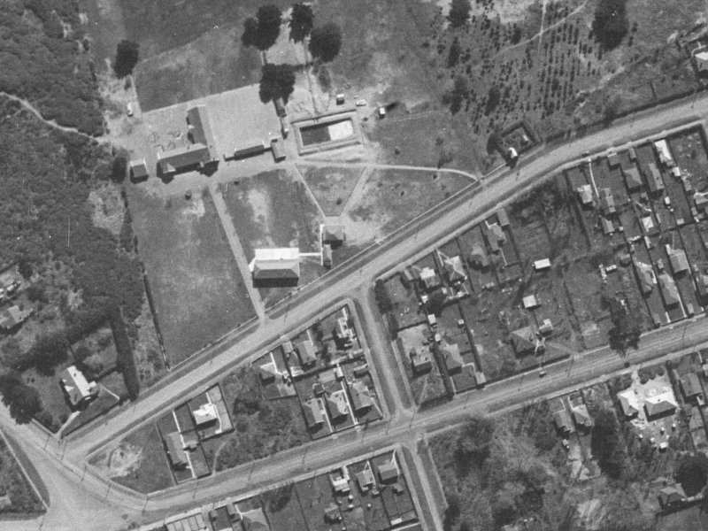 150H Leaver Terrace from the air, 1940-1944