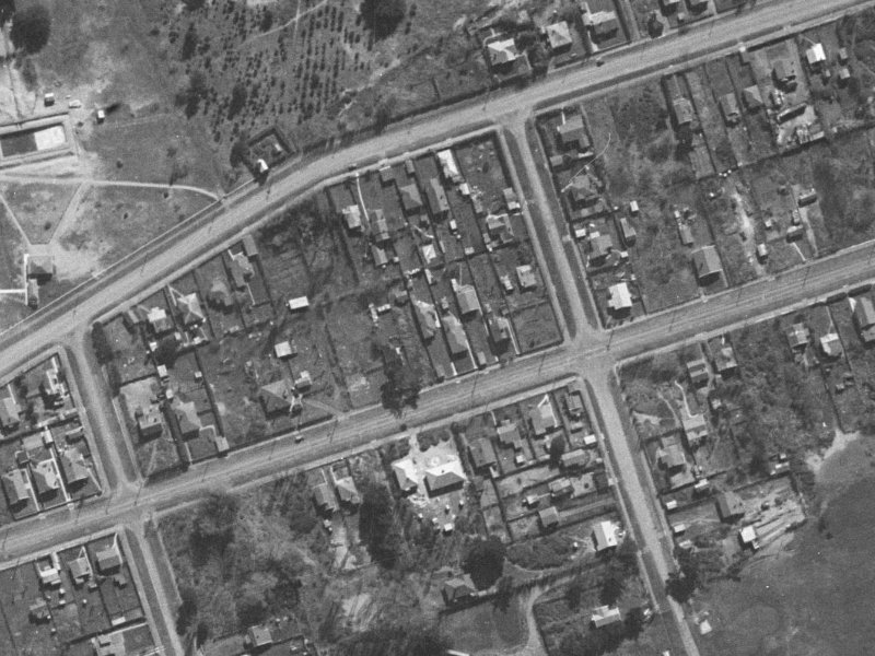108 Bowhill Road from the air, 1940-1944