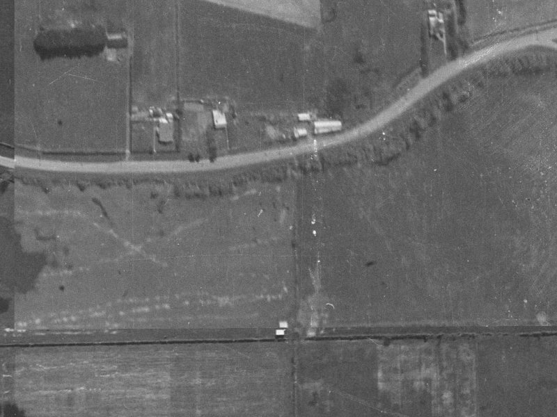 Akaroa Street from the air, 1940-1944