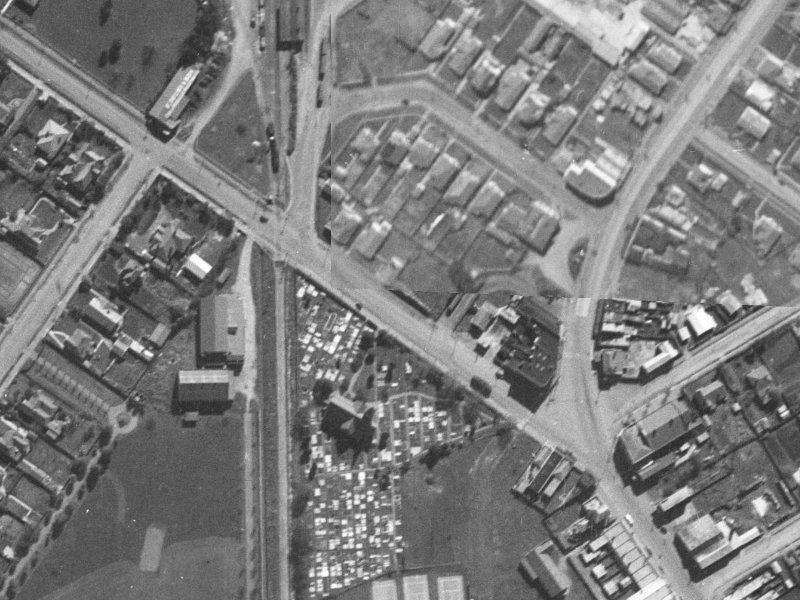 18 Harewood Road from the air, 1940-1944