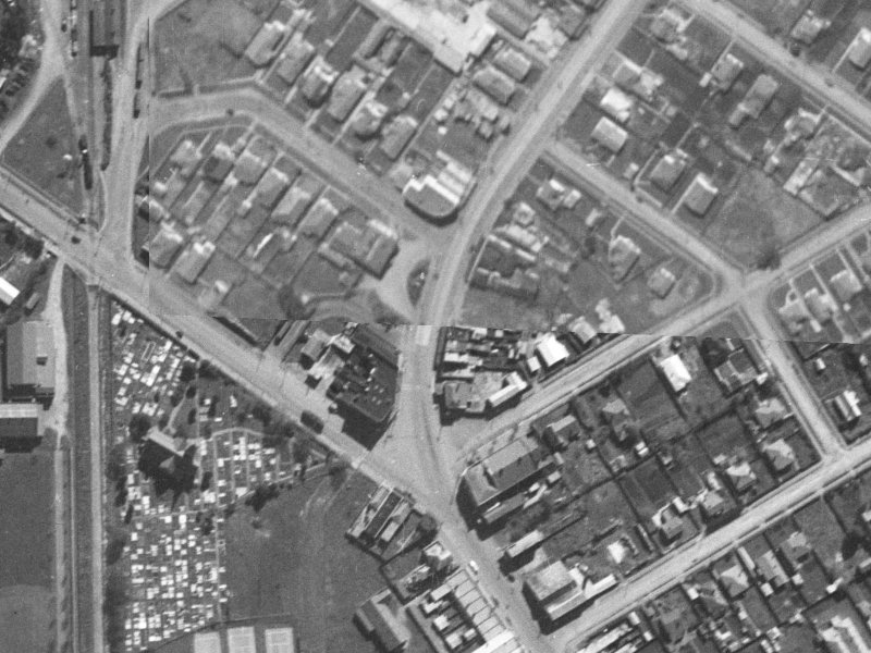 10 Main North Road from the air, 1940-1944