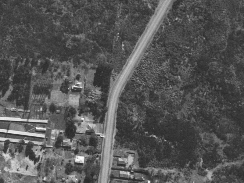 50A Bassett Street from the air, 1940-1944