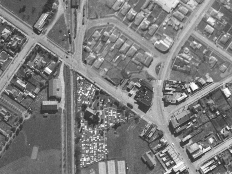 16 Harewood Road from the air, 1940-1944