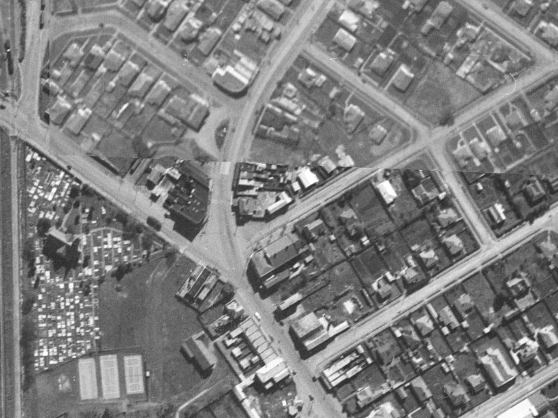 1 Main North Road from the air, 1940-1944
