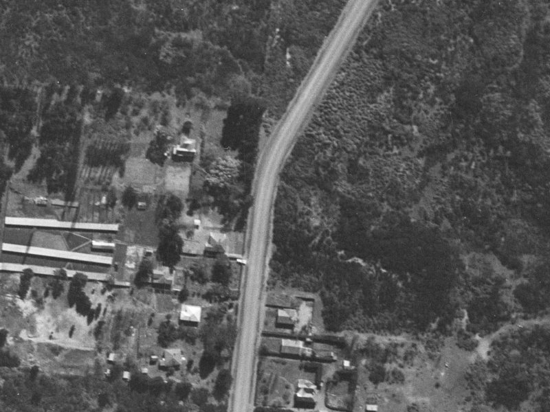 53A Bassett Street from the air, 1940-1944