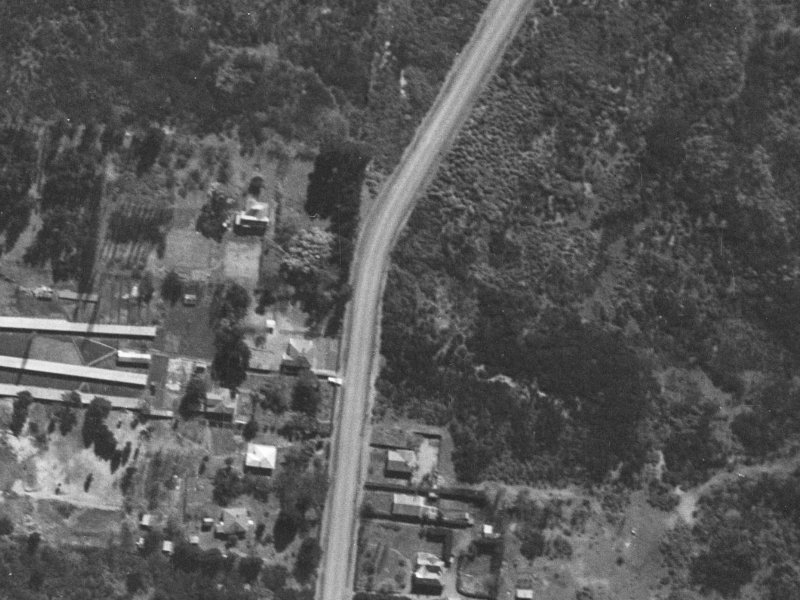 48-42 Bassett Street from the air, 1940-1944