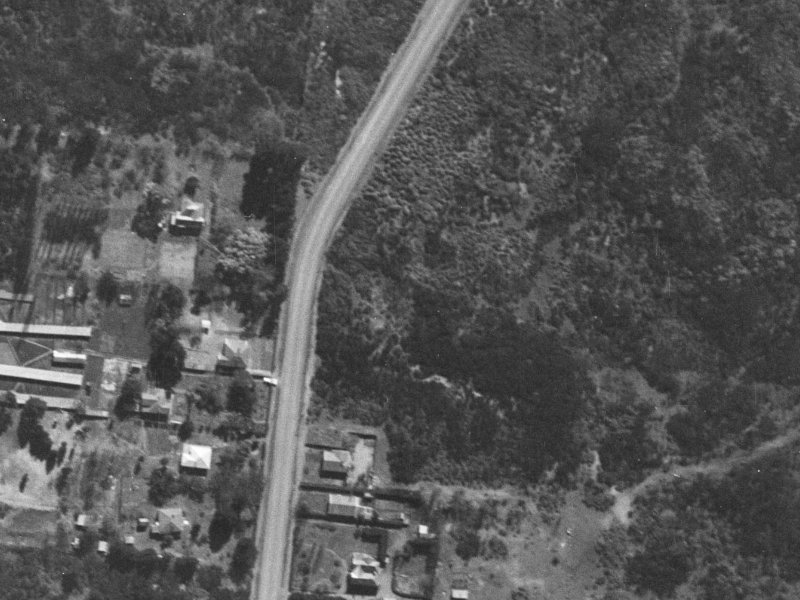 Bassett Street from the air, 1940-1944
