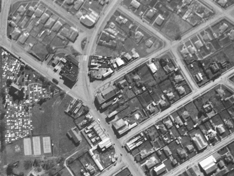 3/2 Horner Street from the air, 1940-1944