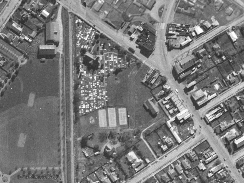 1a Harewood Road from the air, 1940-1944