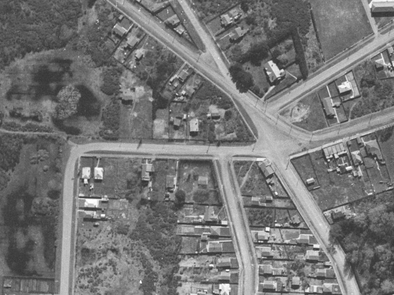 176 Bowhill Road from the air, 1940-1944