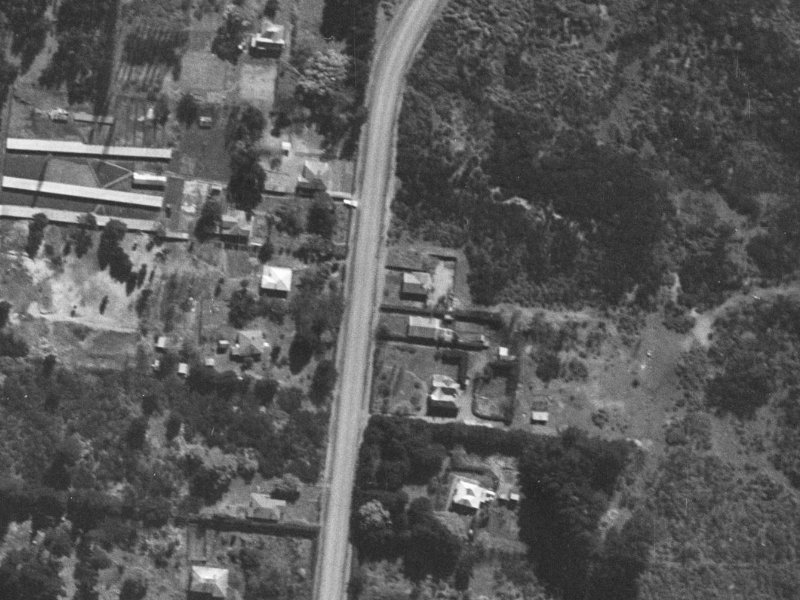 34 Bassett Street from the air, 1940-1944