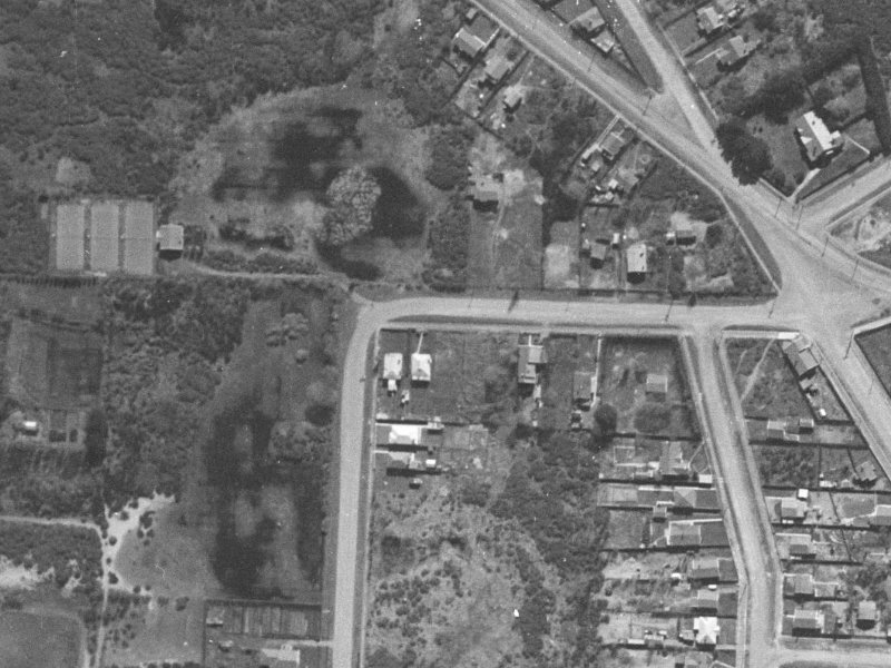 185 Bowhill Road from the air, 1940-1944
