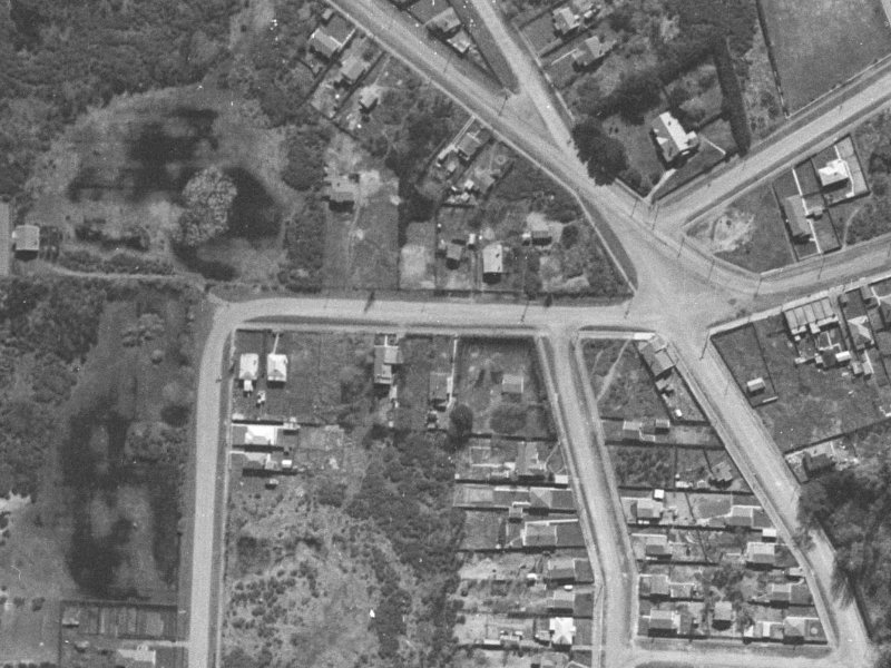 173 Bowhill Road from the air, 1940-1944