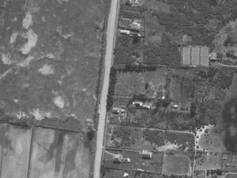 51 Castletown Place from the air, 1940-1944