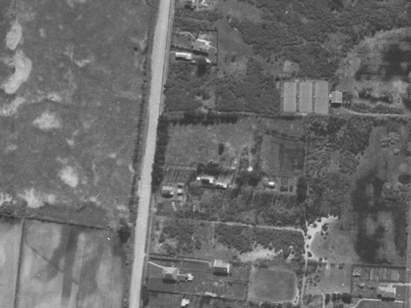 49-51 Castletown Place from the air, 1940-1944