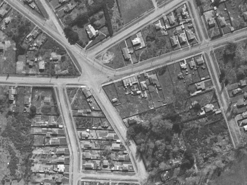167C Bowhill Road from the air, 1940-1944