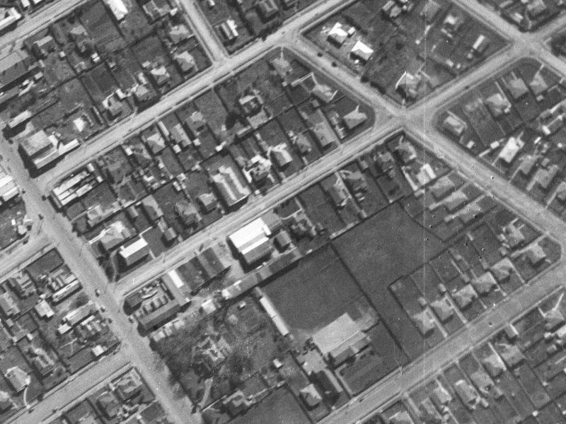30 Frank Street from the air, 1940-1944