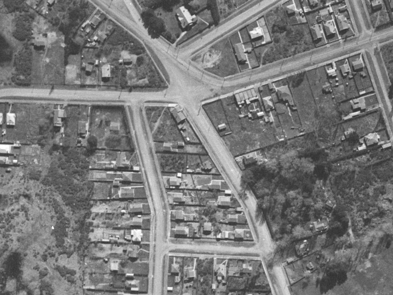 152E Keyes Road from the air, 1940-1944