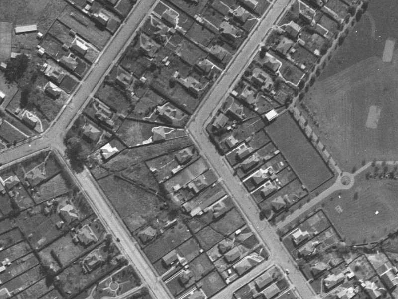 73 Saint James Avenue from the air, 1940-1944