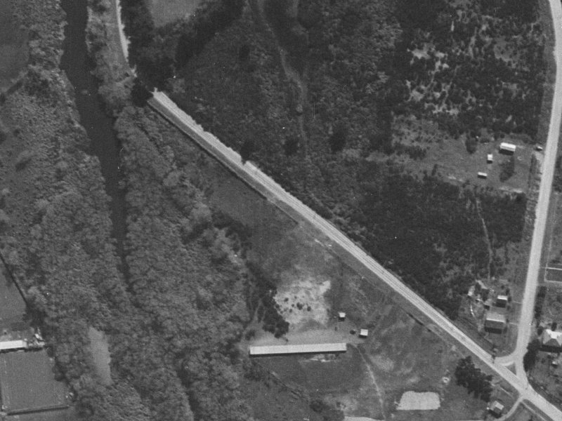 43 Lake Terrace Road from the air, 1940-1944