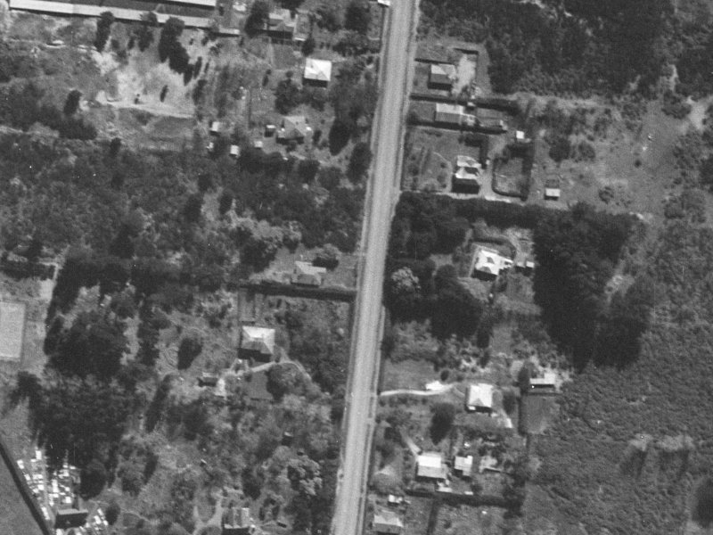 21 Bassett Street from the air, 1940-1944