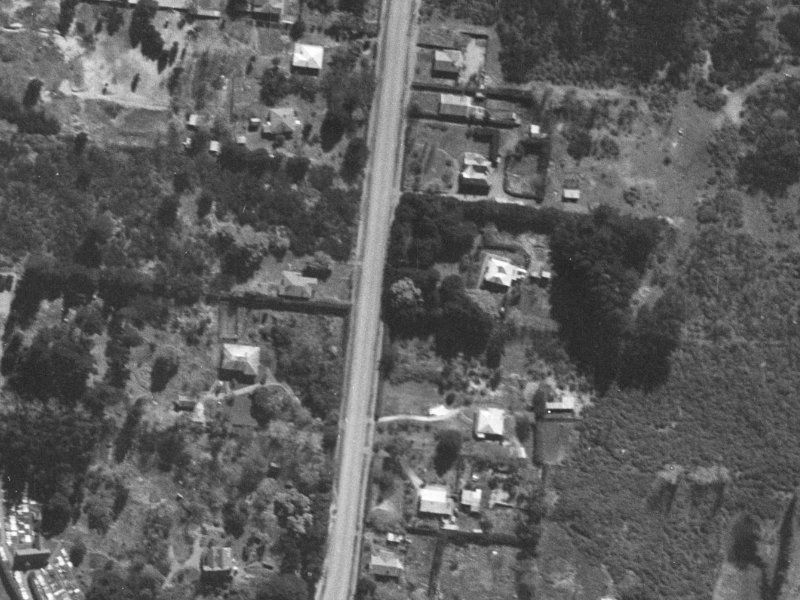 20-22 Bassett Street from the air, 1940-1944