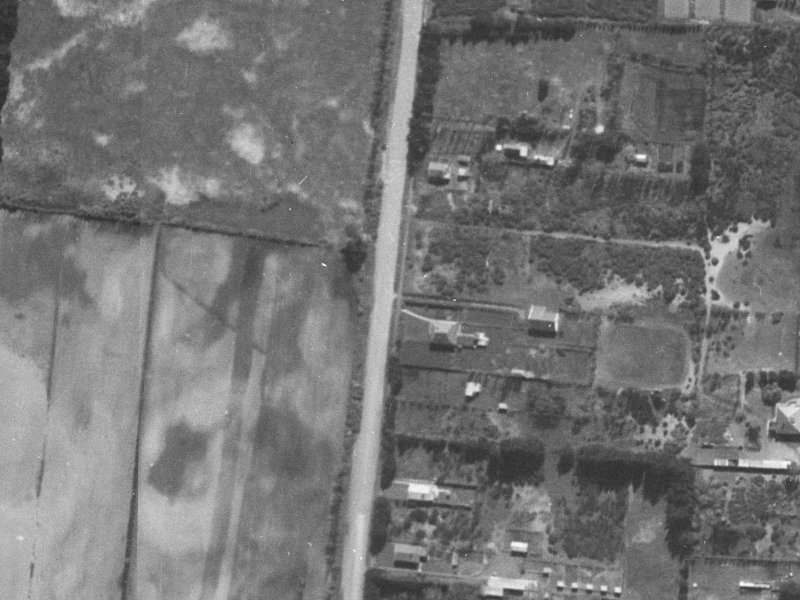 132 Bower Avenue from the air, 1940-1944