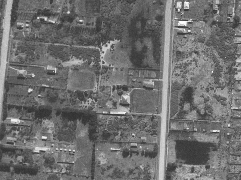 76A-76S Palmers Road from the air, 1940-1944