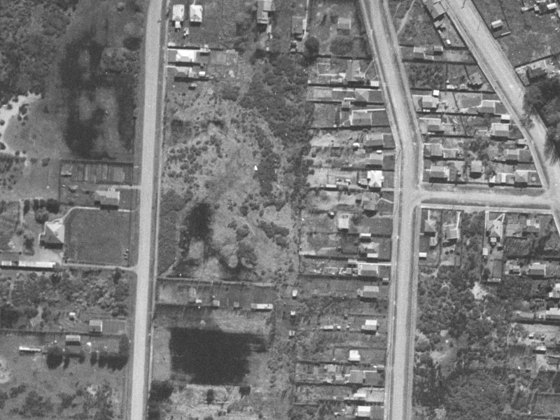 69C Palmers Road from the air, 1940-1944
