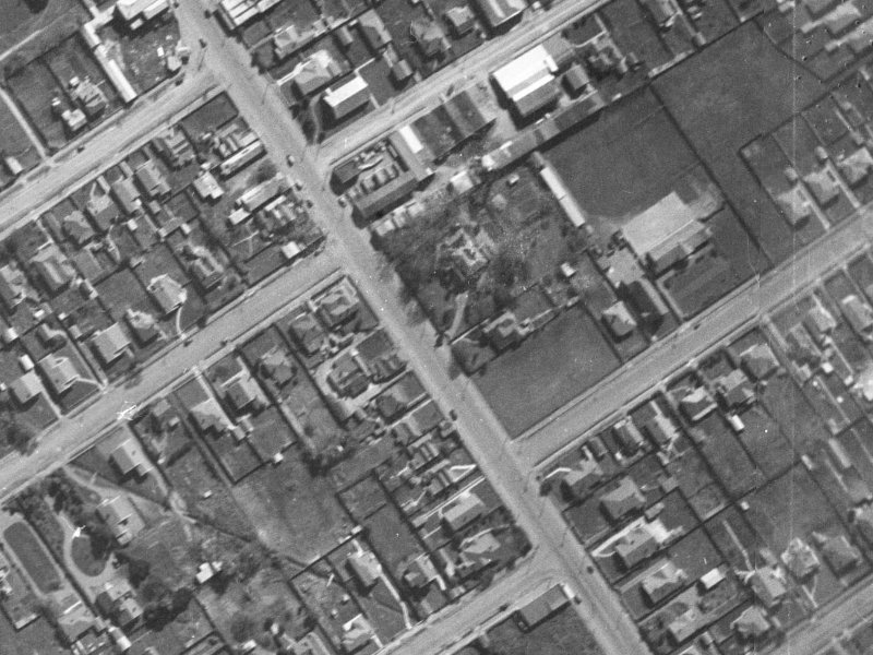 454 Papanui Road from the air, 1940-1944