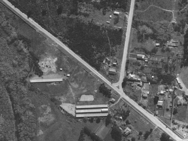 25 Lake Terrace Road from the air, 1940-1944