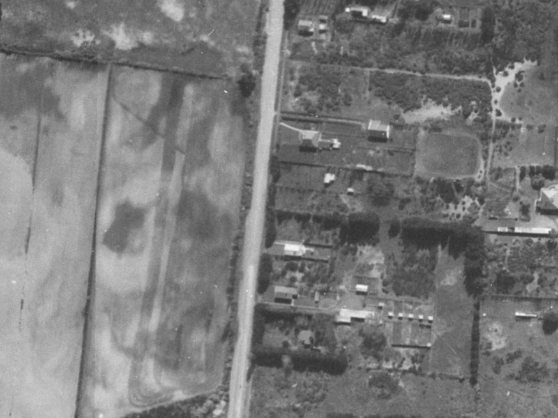 122 Bower Avenue from the air, 1940-1944